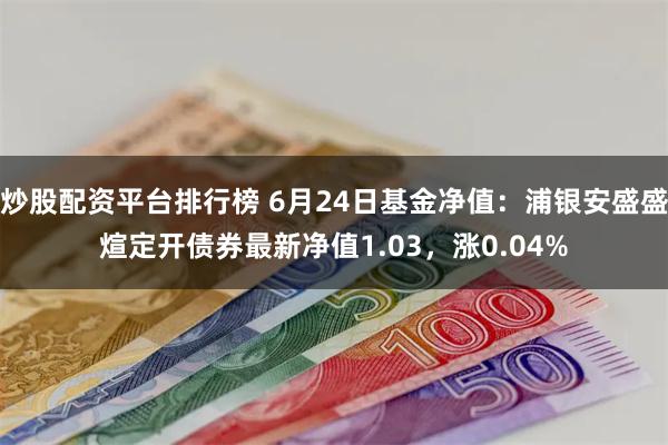 炒股配资平台排行榜 6月24日基金净值：浦银安盛盛煊定开债券最新净值1.03，涨0.04%