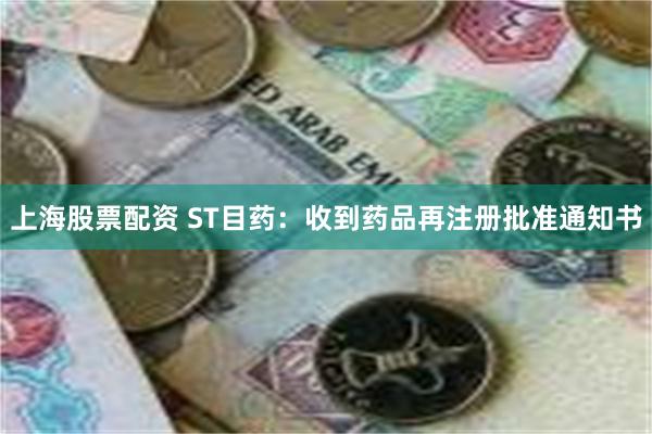 上海股票配资 ST目药：收到药品再注册批准通知书